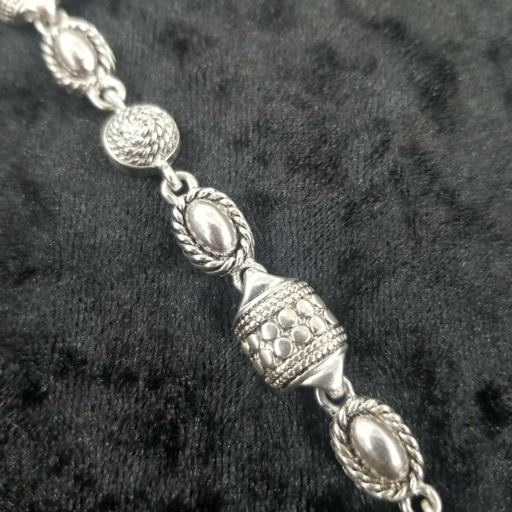 AVON Silver Plated Ornate Vintage Bracelet